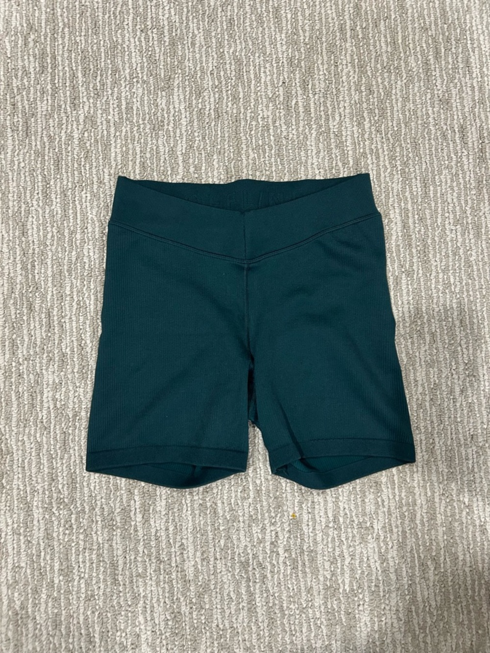 Aerie Offline Real Me Women's High-Waist Seamless Bike Shorts in Emerald Green